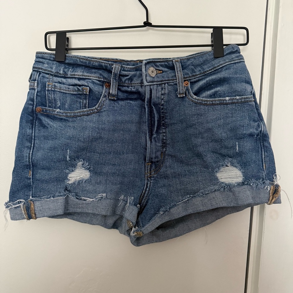 Old Navy Distressed Blue Jean Shorts